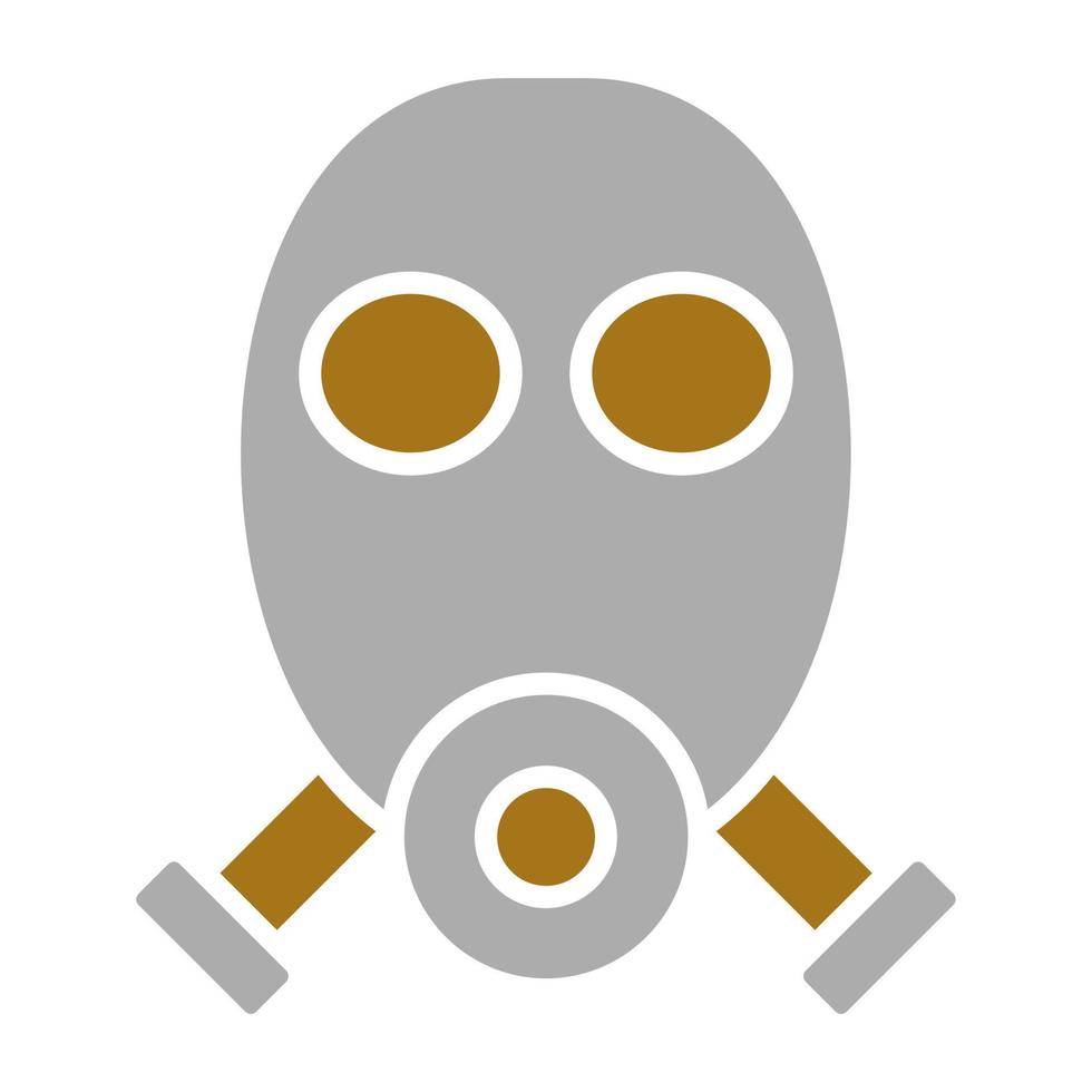 gas mask vektor ikon stil