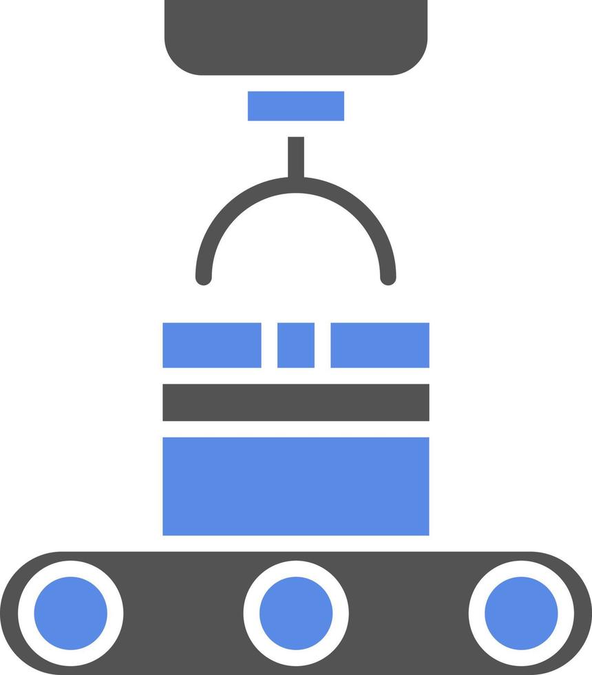 transportband robot vektor ikon stil