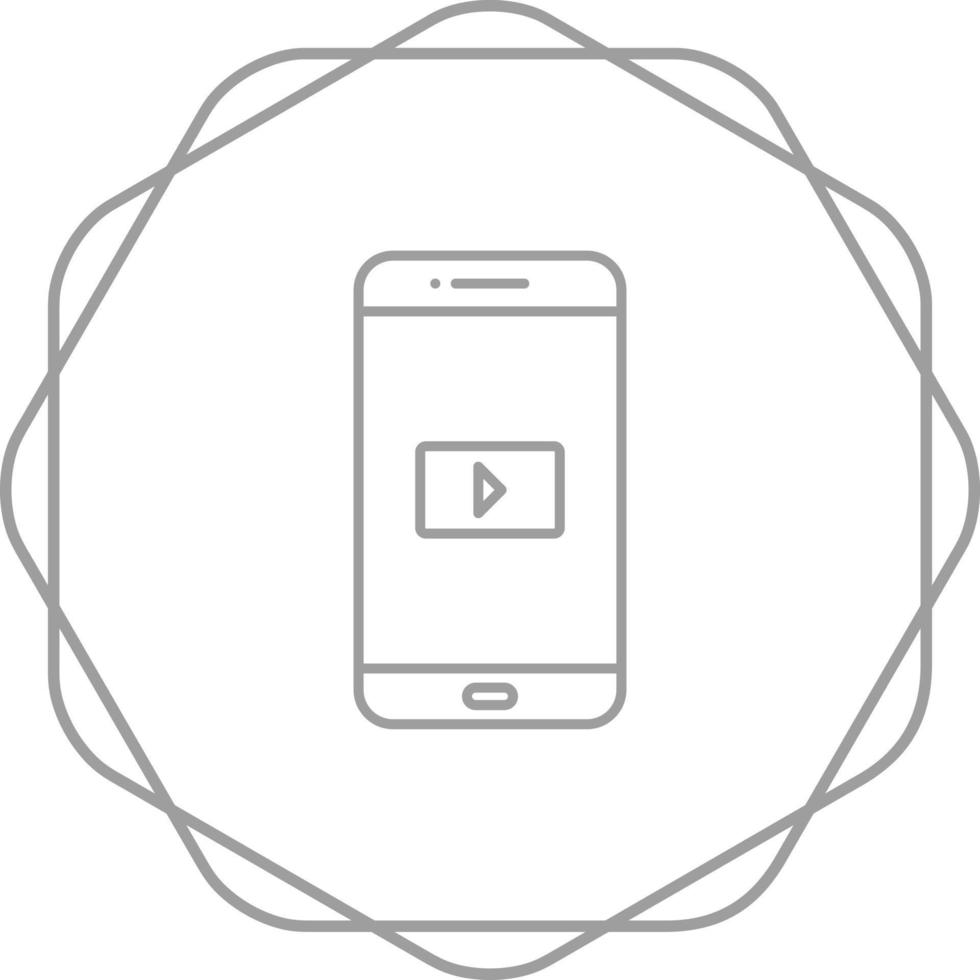 Video-App-Vektorsymbol vektor