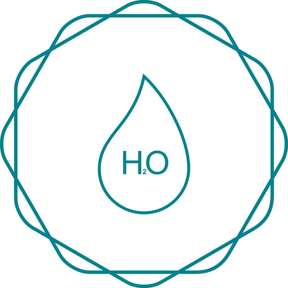 h2o-Vektorsymbol vektor