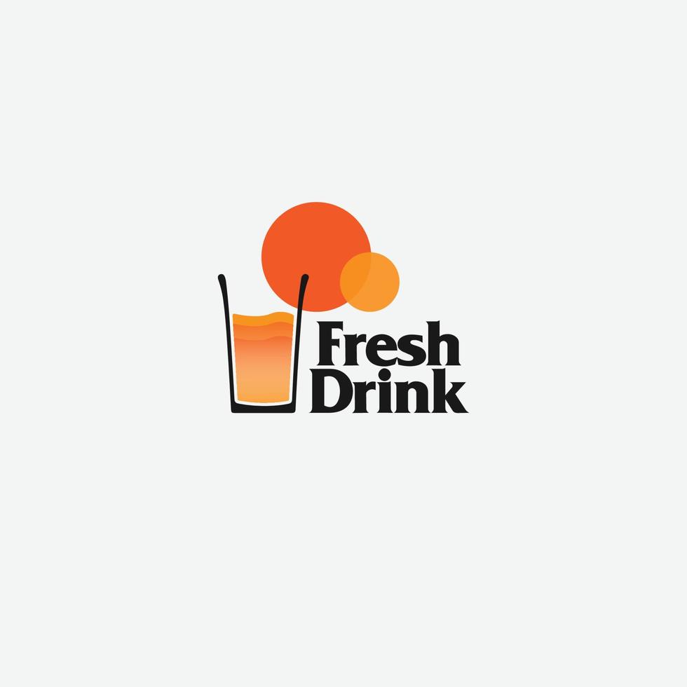 frisch trinken Symbol Logo Vektor