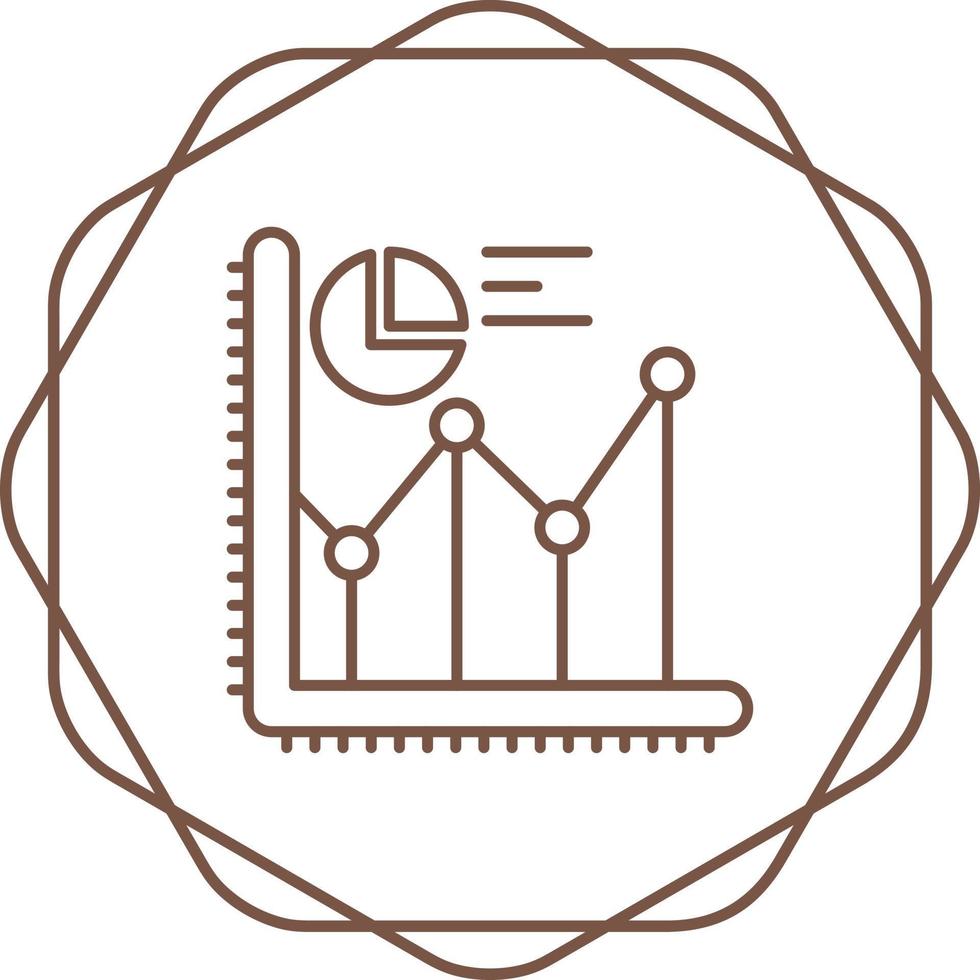 Balkendiagramm-Vektorsymbol vektor