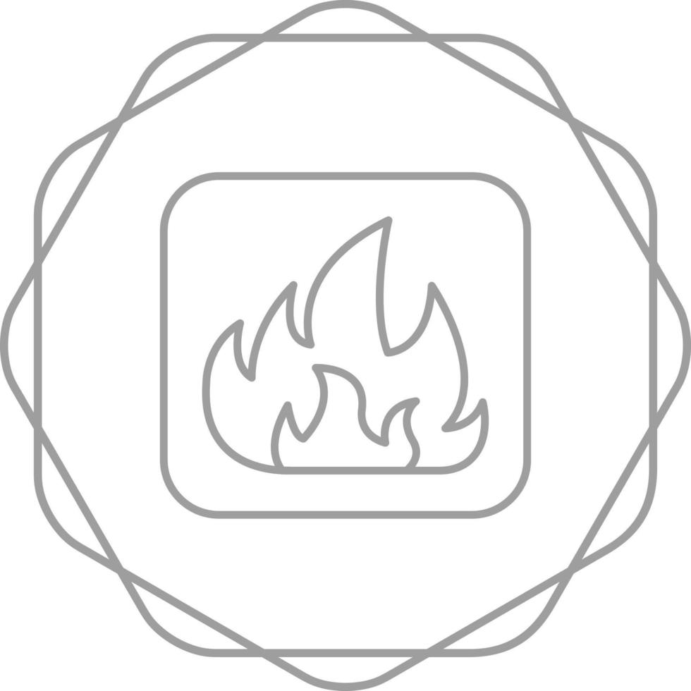 Symbol für Feuervektor vektor