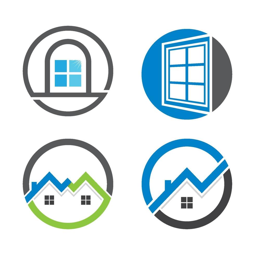 Haus Logo Bilder vektor