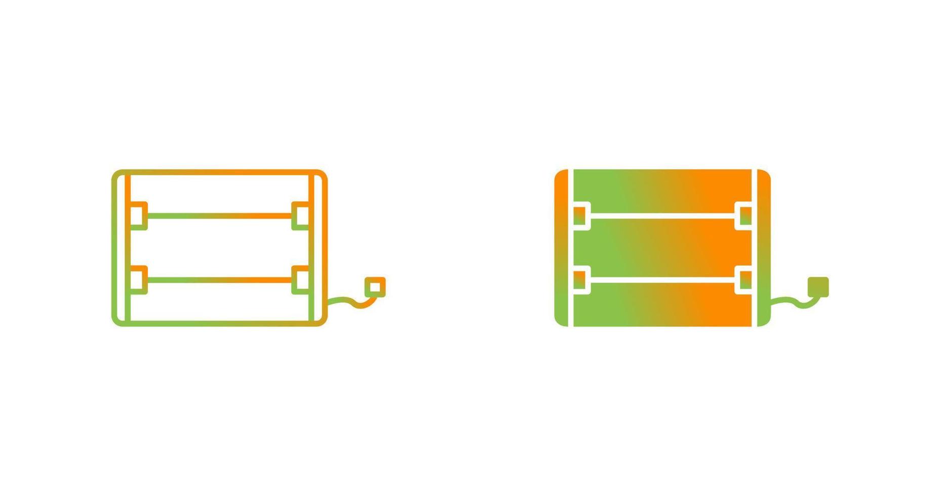 Vektorsymbol für elektrische Heizung vektor