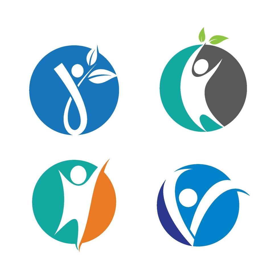 Wellness Logo Bilder Design vektor