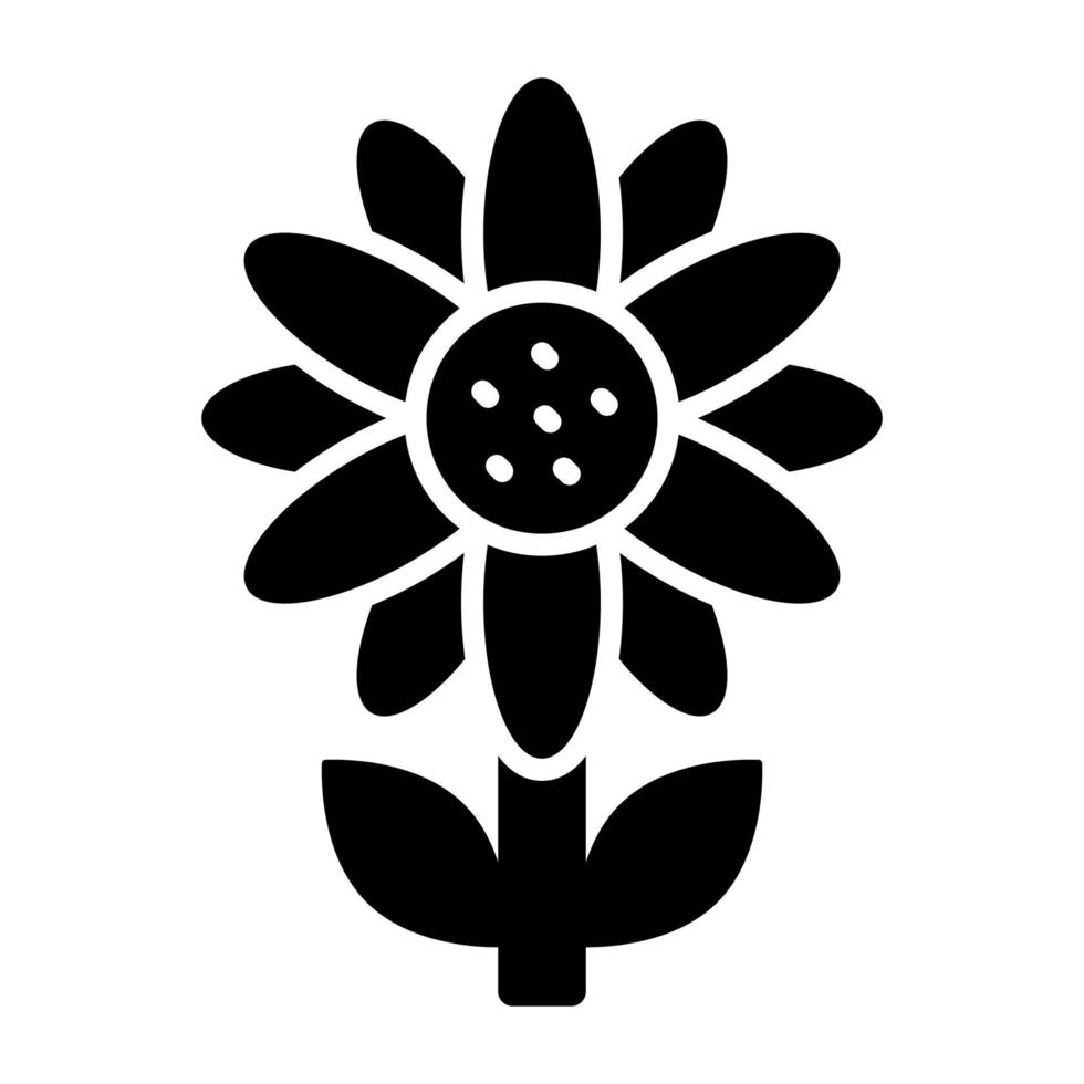 ein schön entworfen Vektor von Sonnenblume, ein attraktiv Symbol von Sonnenblume