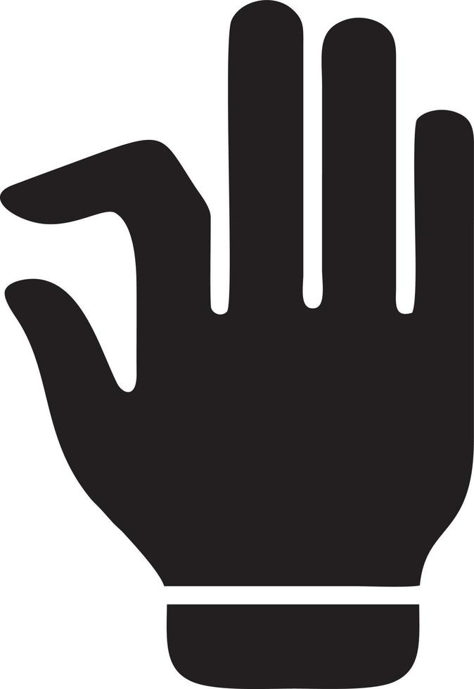 hand ikon symbol vektor bild. illustration av de isolerat finger hand Rör mänsklig design. eps 10