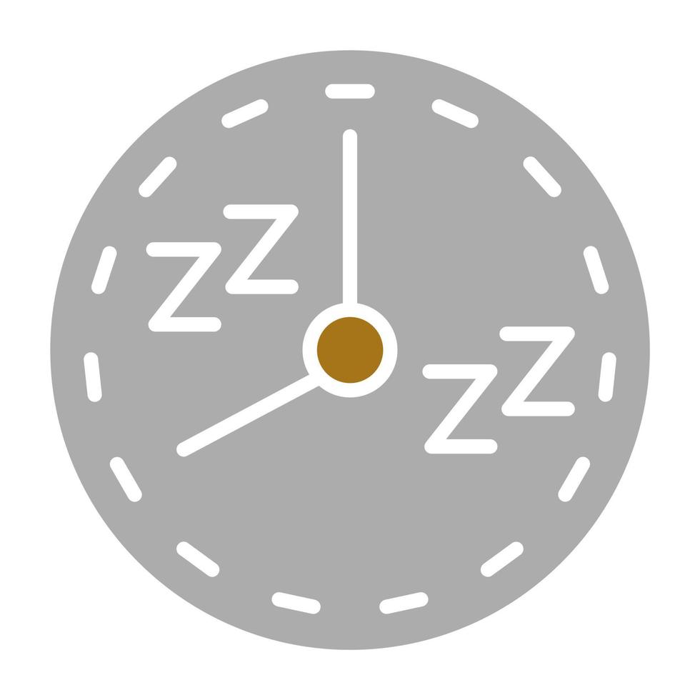 naturlig sömn schema vektor ikon stil