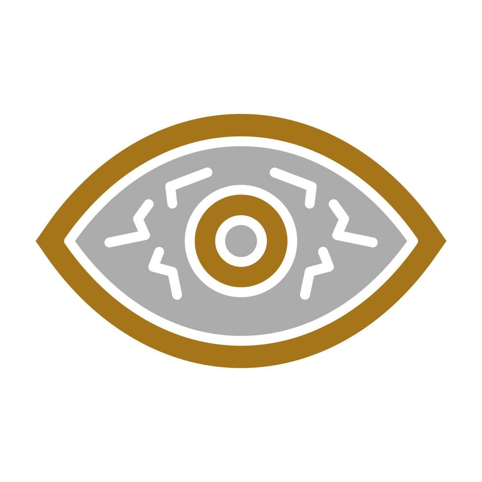 Auge Krankheit Vektor Symbol Stil