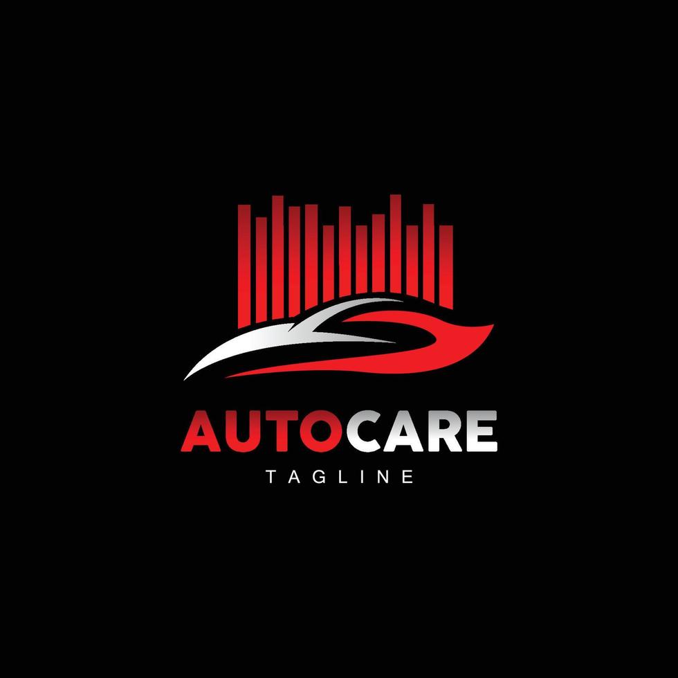 Automobillogo, Autoreparaturvektor, Produktmarkendesign für Automobilersatzteile vektor