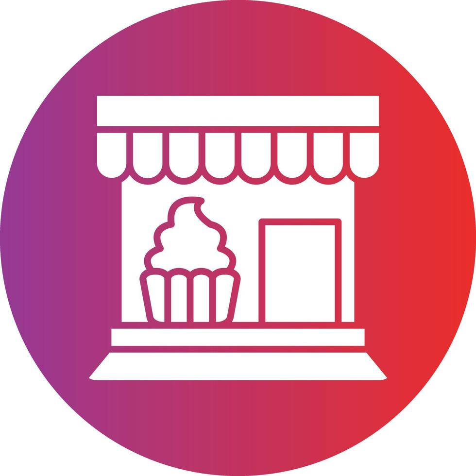 Vektor Design Bäckerei Geschäft Symbol Stil