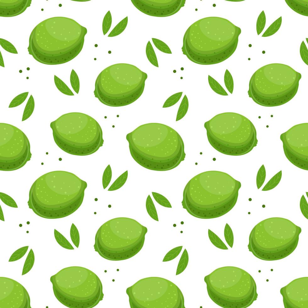 nahtlos Muster, bunt Zitronen und Blätter auf ein Weiß Hintergrund. Obst Hintergrund, drucken, Textil, Vektor