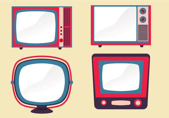 Retro TV Set Vector Pack