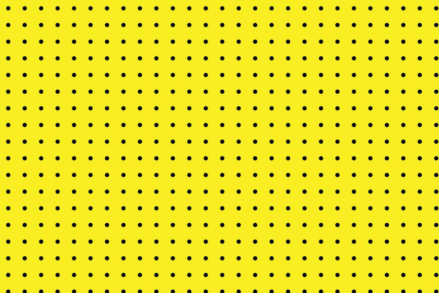 abstrakt nahtlos Polka Punkt Gitter Muster mit Gelb Hintergrund. vektor