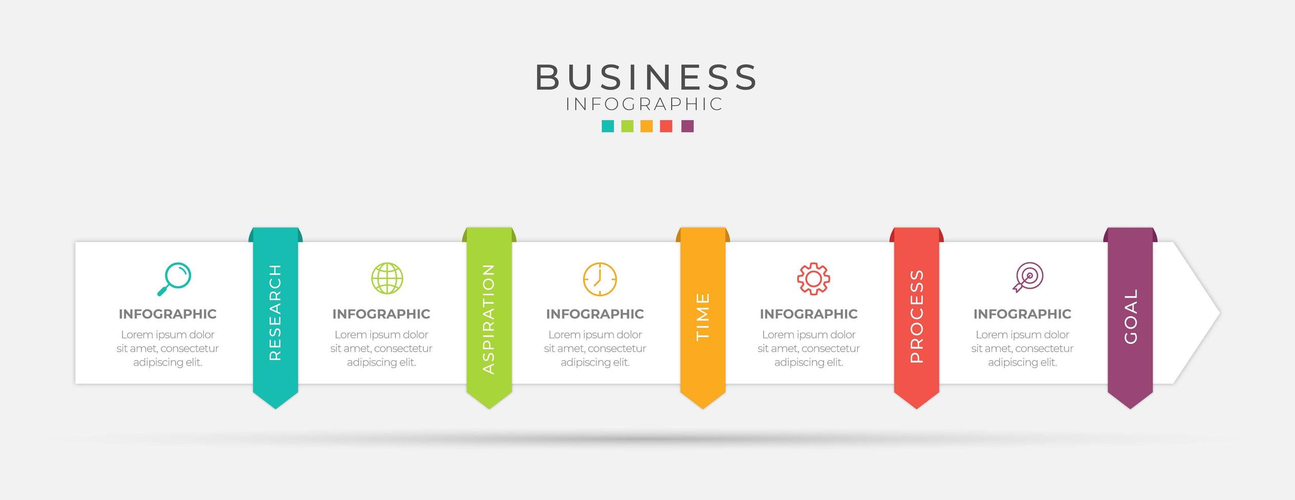 Business Infografik Design vektor