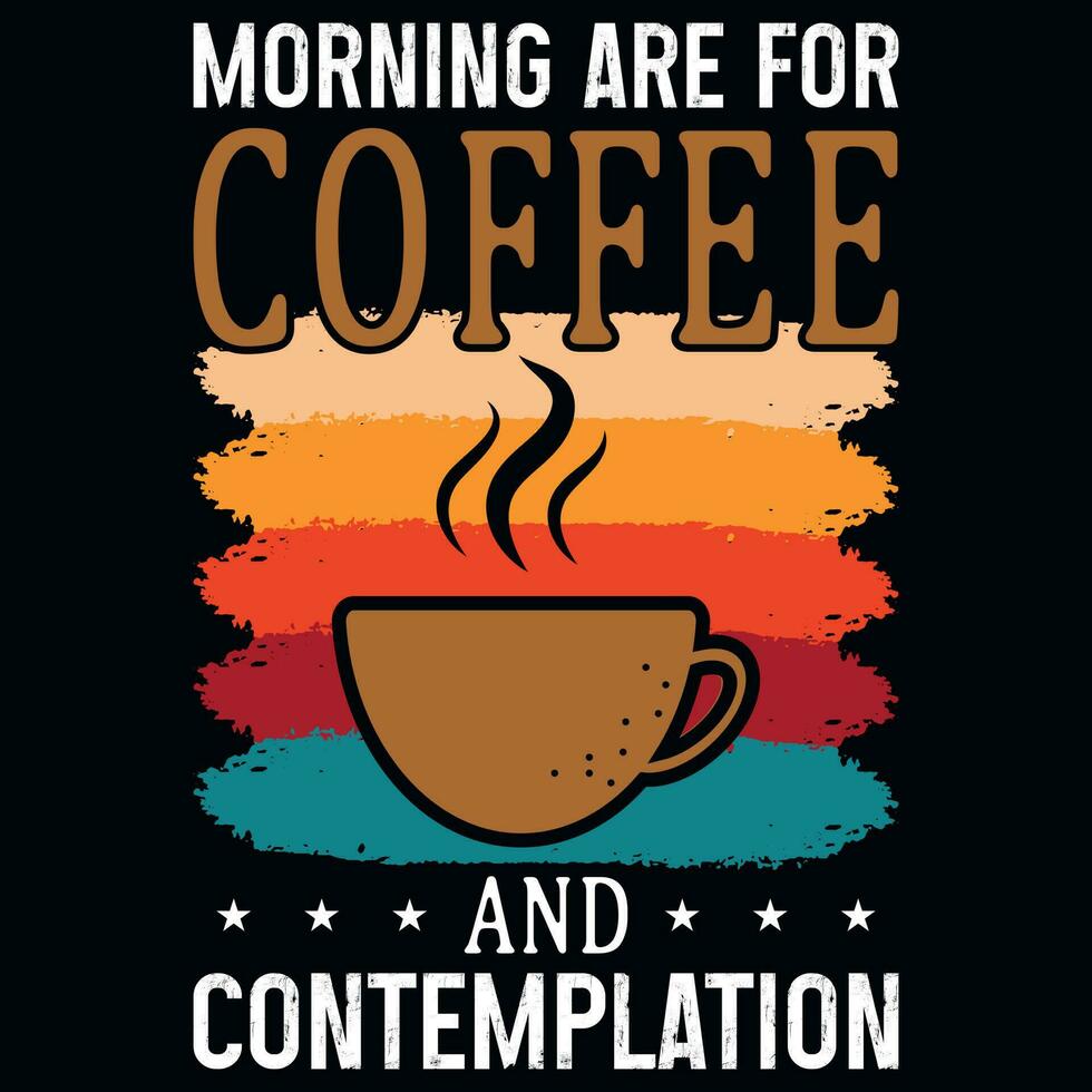 Kaffee Jahrgänge T-Shirt Design vektor