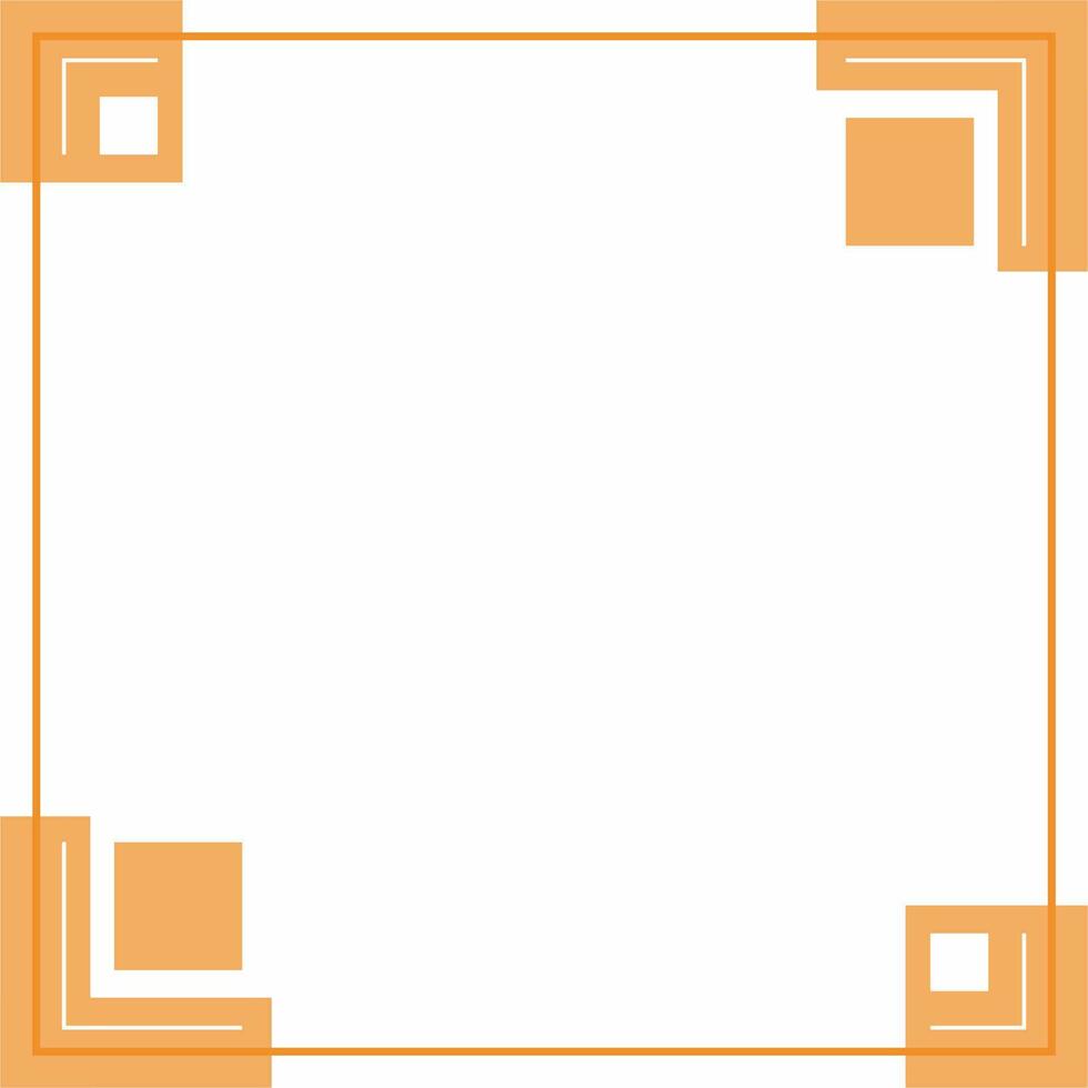 orange pixel baner eller ram. mosaik- bakgrund design för företag kort, social media, hemsida rubrik. vektor