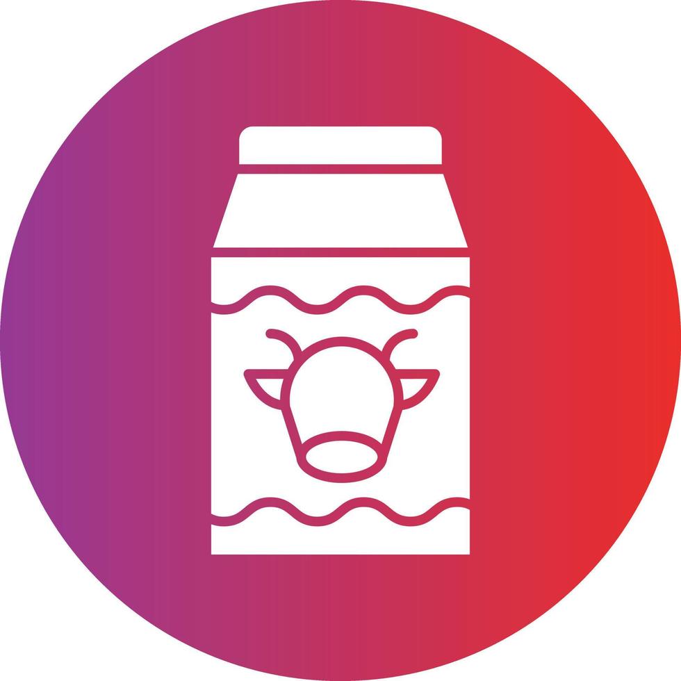 Vektor Design Milch Symbol Stil