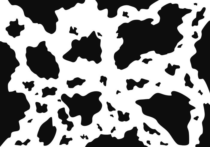 Cow Print Bakgrund Vector