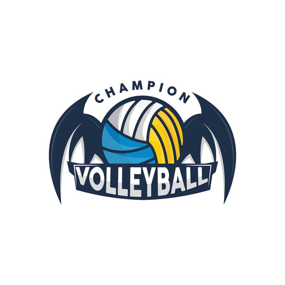 volleyboll logotyp, sport enkel design, värld sporter turnering vektor, illustration symbol ikon vektor