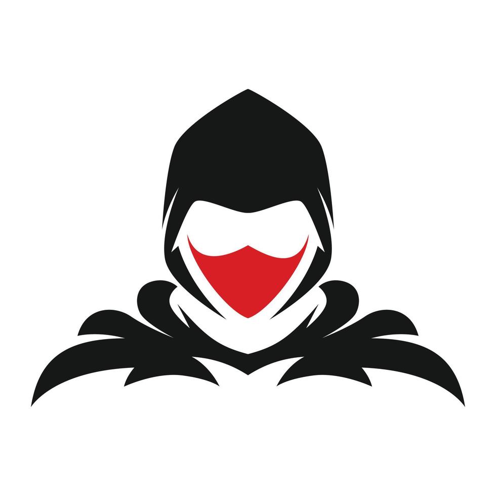 Ninja-Logo-Vektor vektor