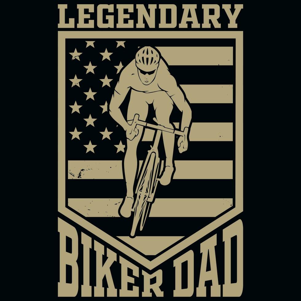 cykel ryttare årgångar tshirt design vektor