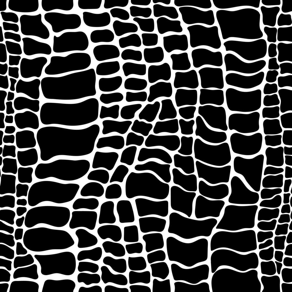 reptil hud sömlös mönster vektor