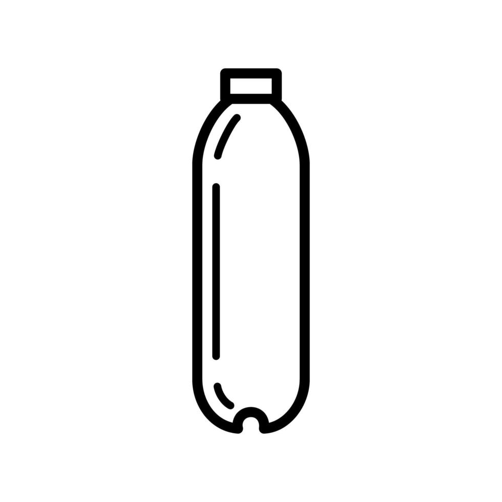 Wasserflaschen-Icon-Design vektor