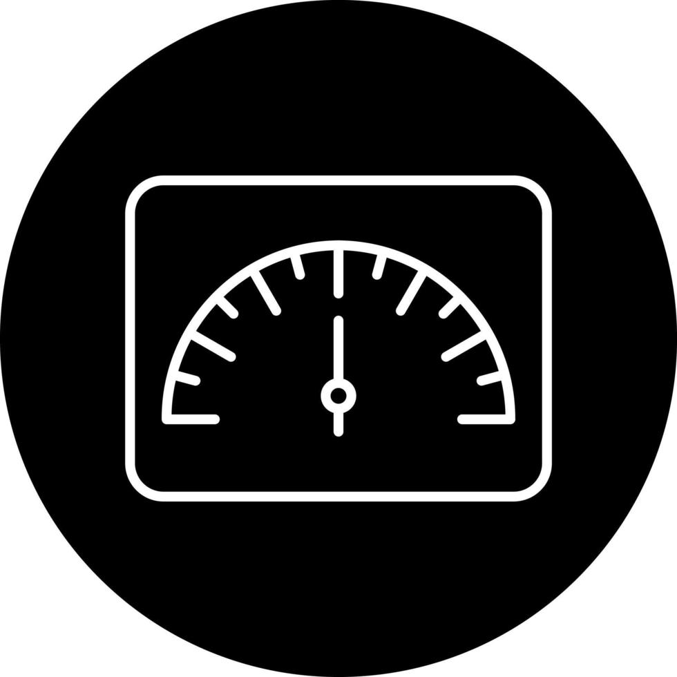 Tachometer Vektor Symbol Stil