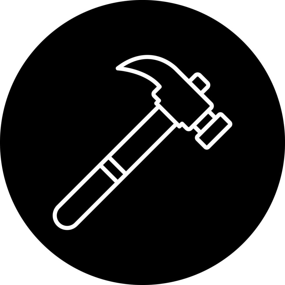 Hammer Vektor Symbol Stil