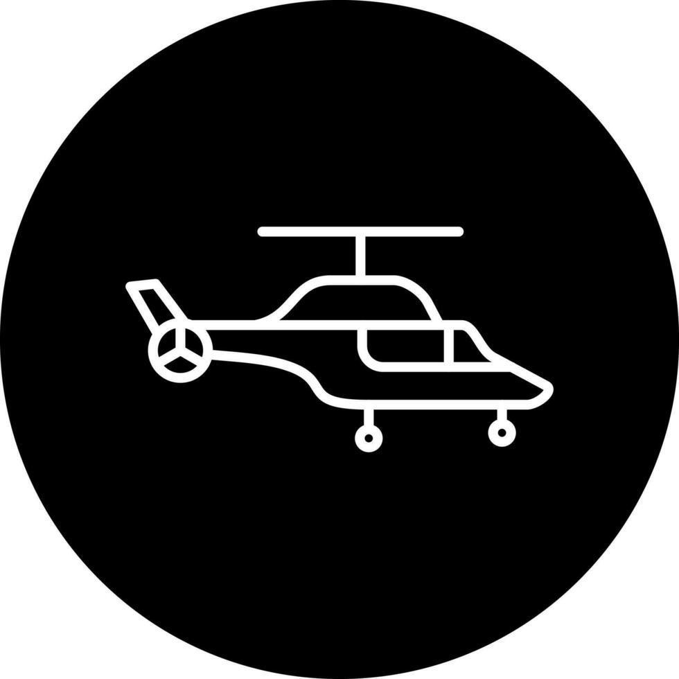 helikopter vektor ikon stil