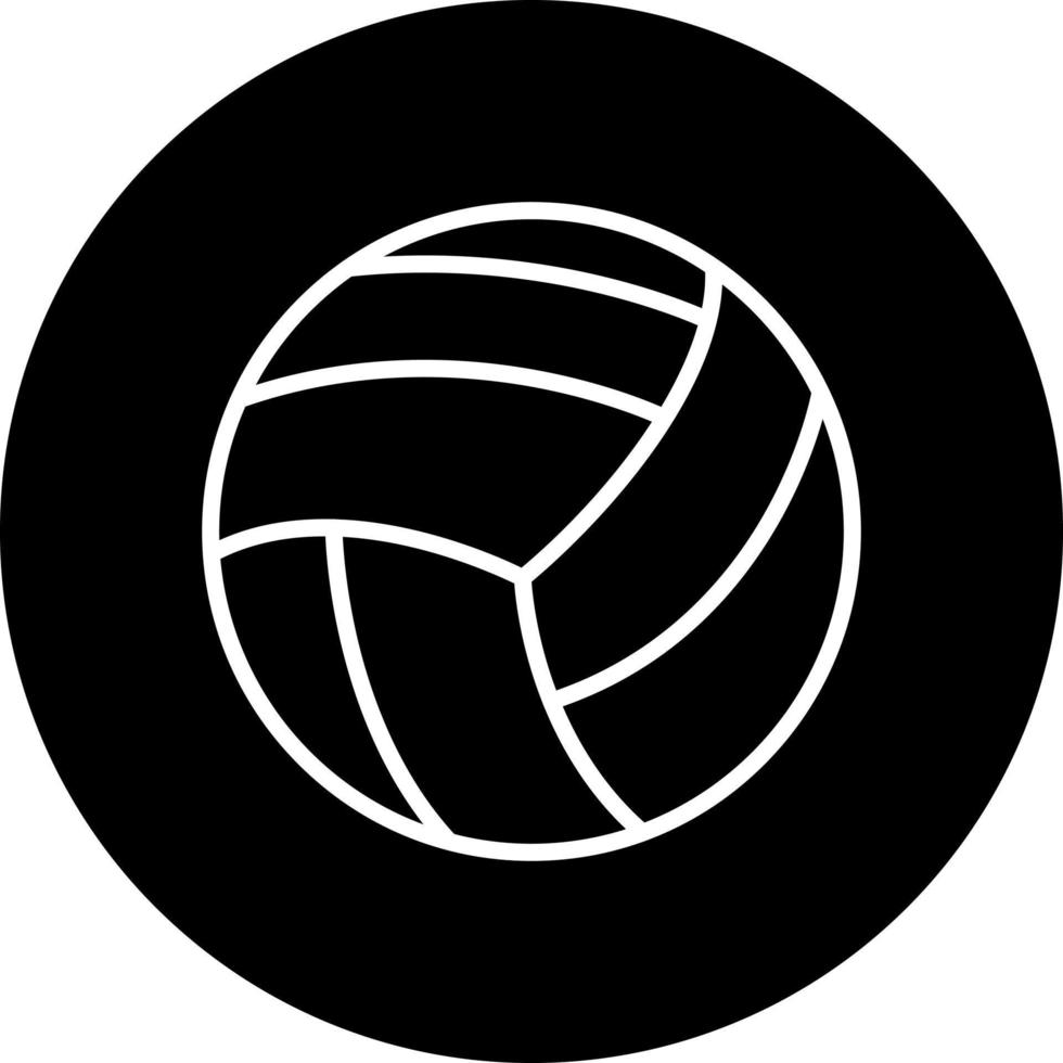 Volleyball Vektor Symbol Stil