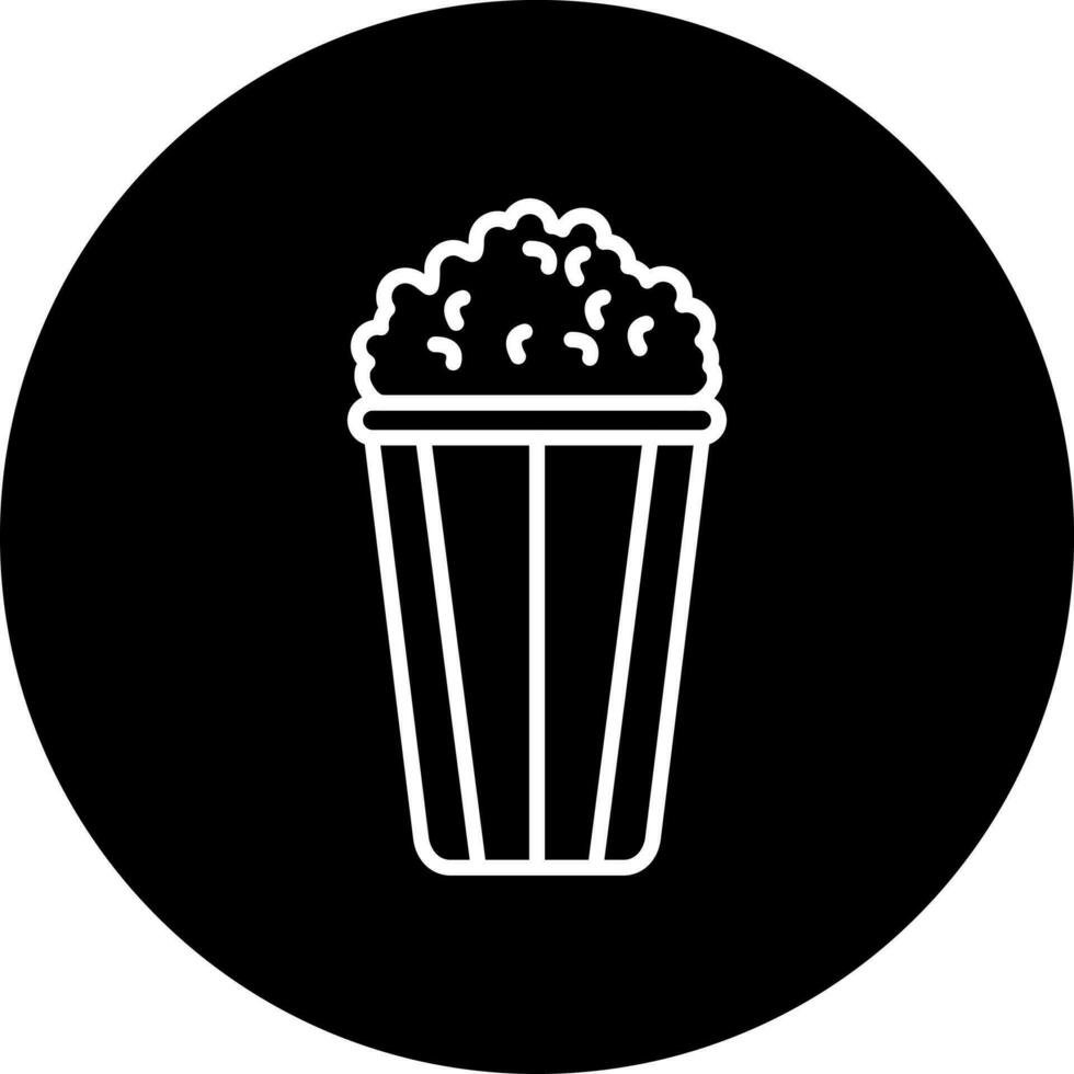 Popcorn Vektor Symbol Stil