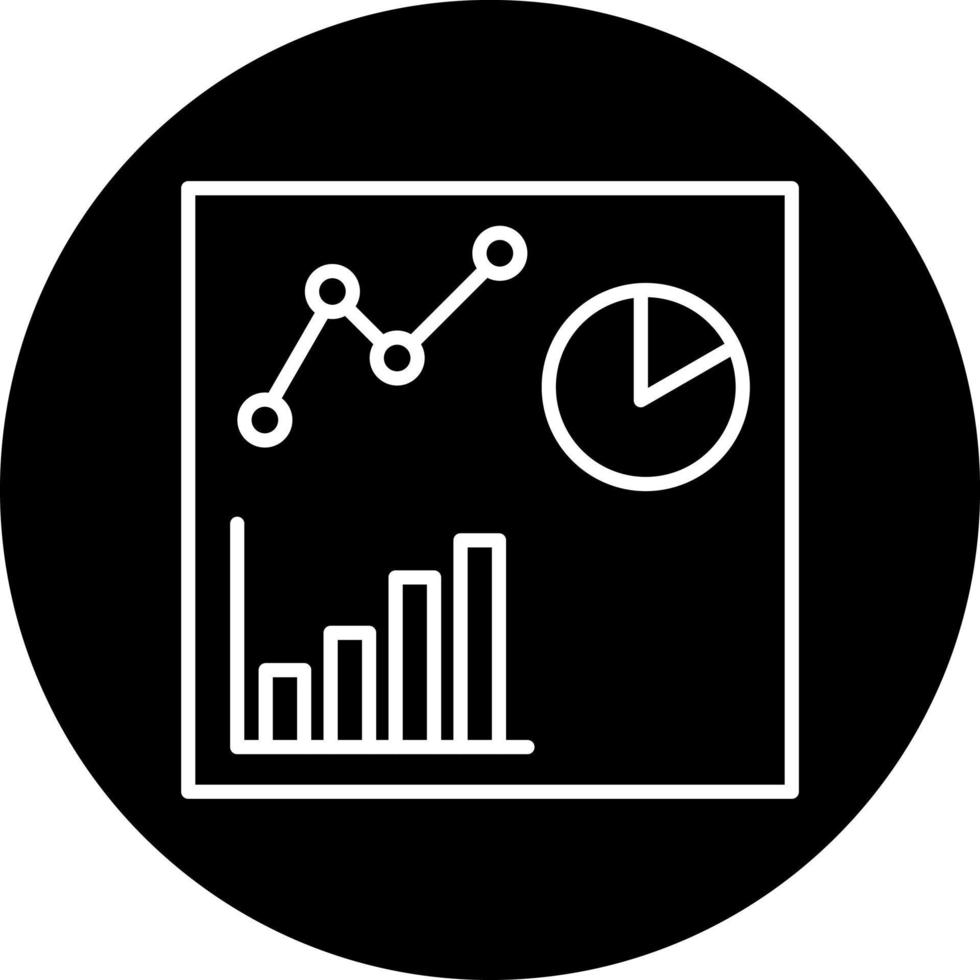 statistik vektor ikon stil