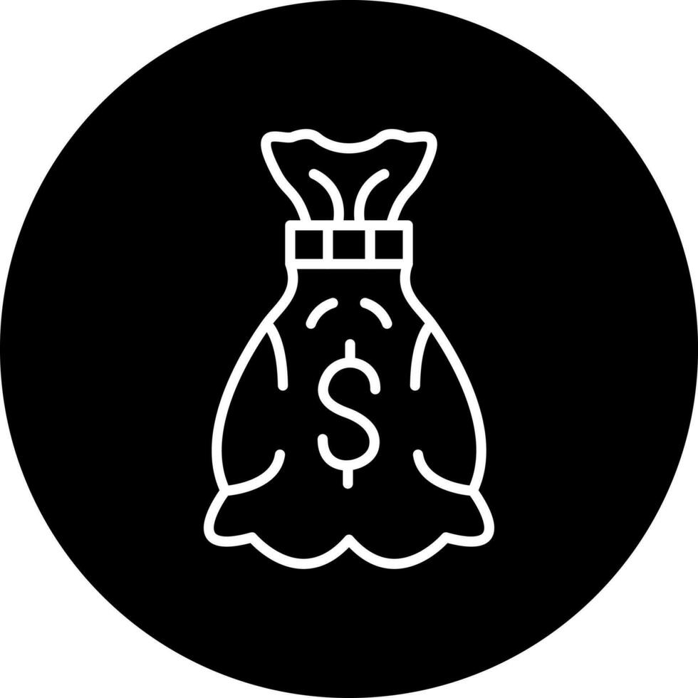 Geld Tasche Vektor Symbol Stil