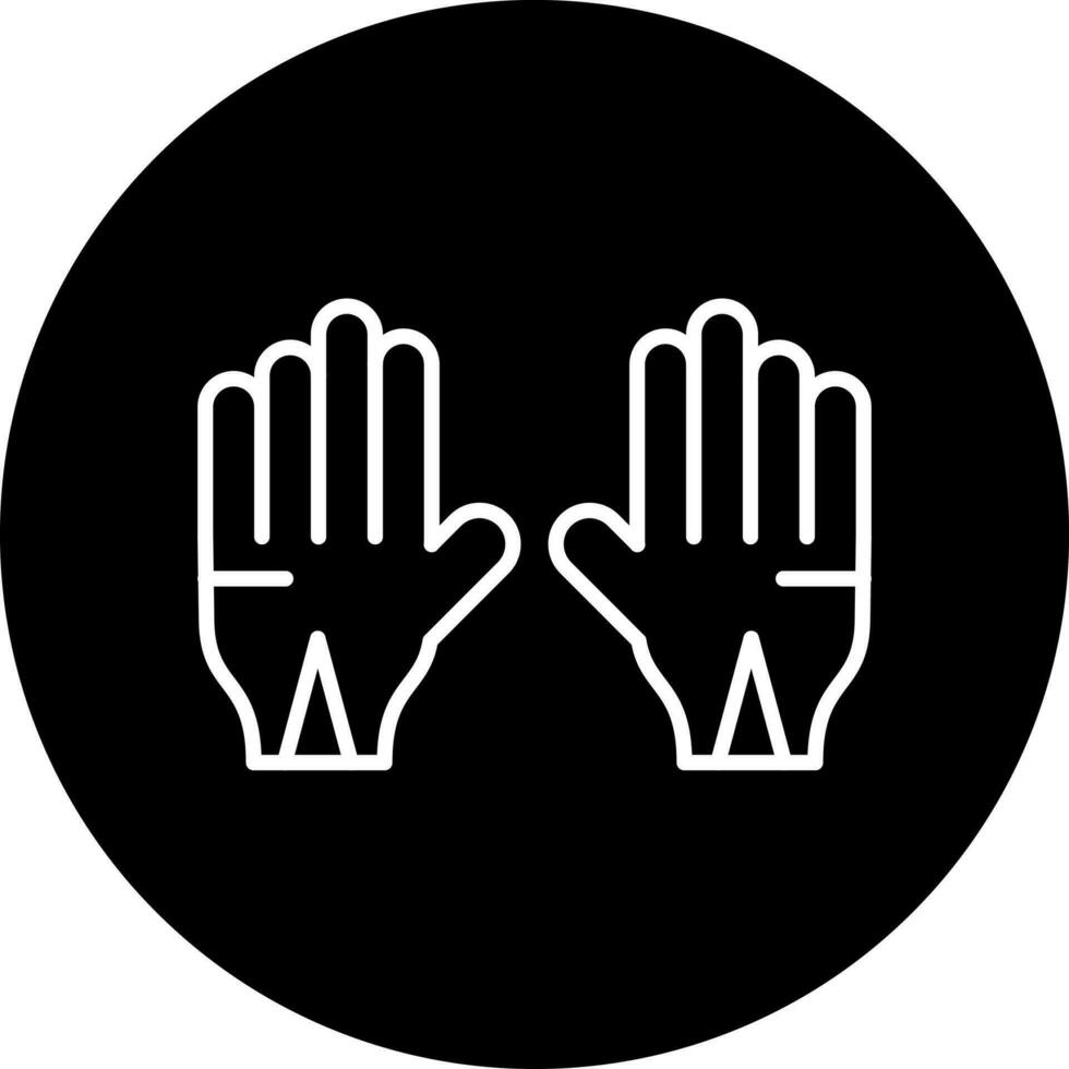 handskar vektor ikon stil