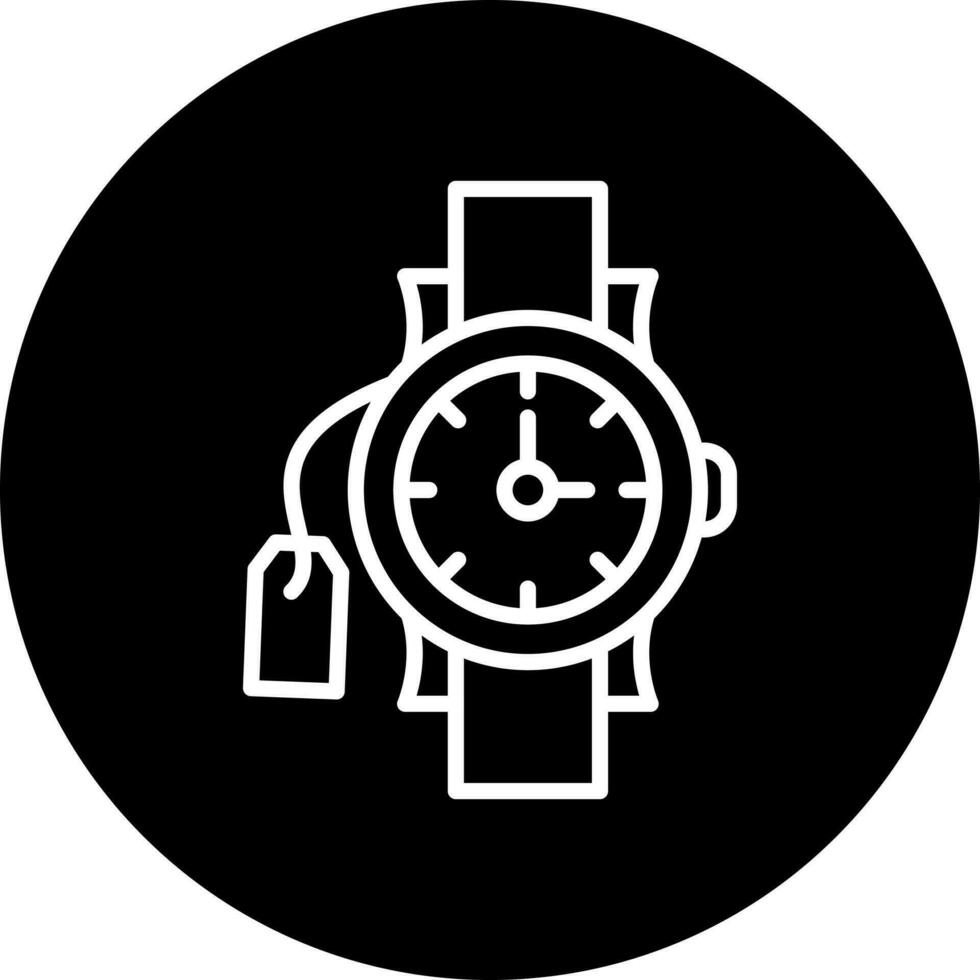 Armbanduhr Verkauf Vektor Symbol Stil