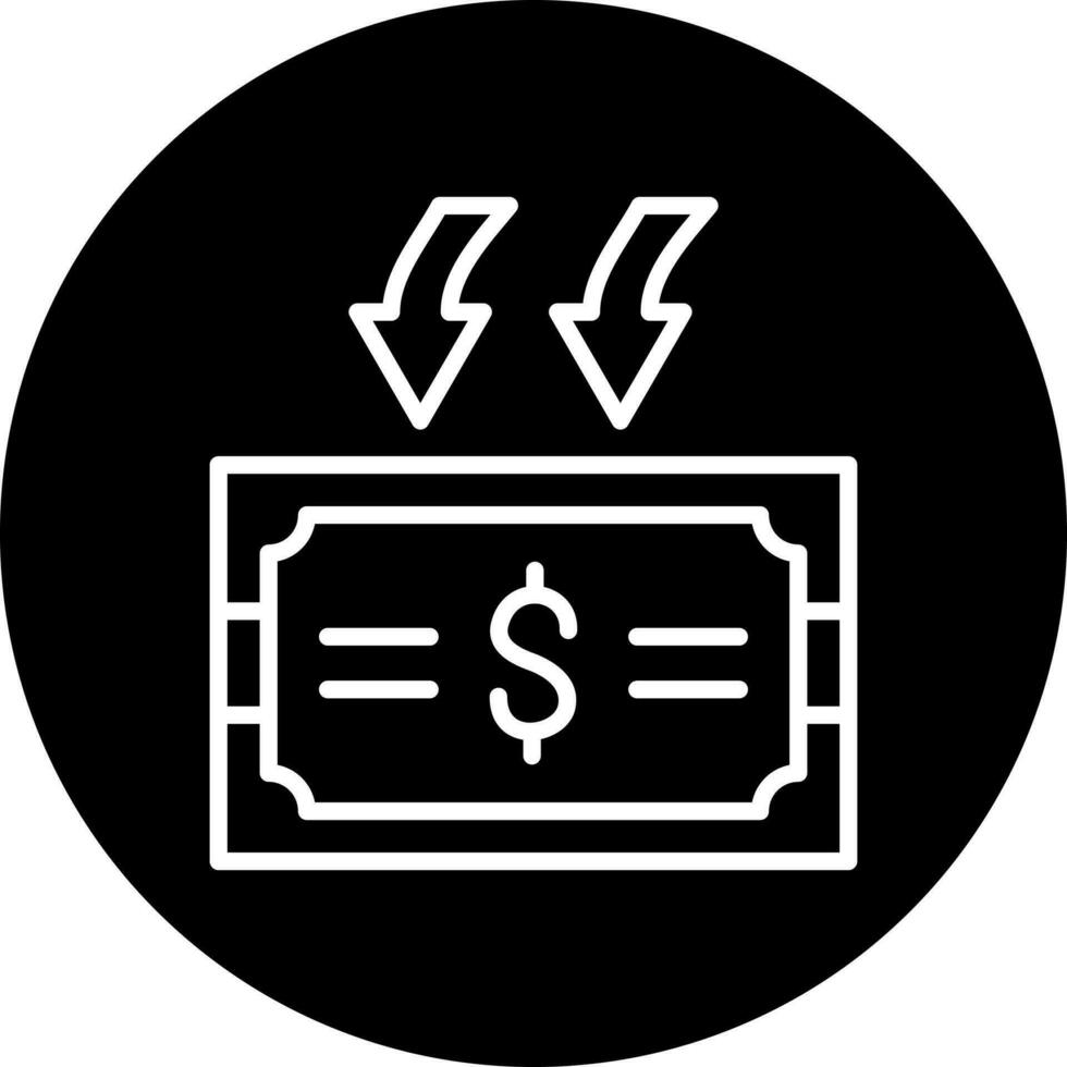 Cashback Vektor Symbol Stil