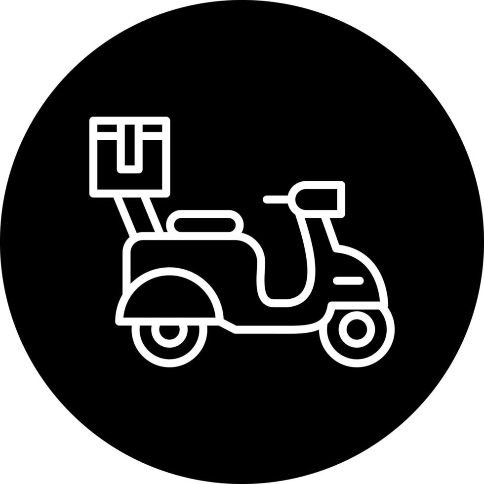 Lieferung Roller Vektor Symbol Stil