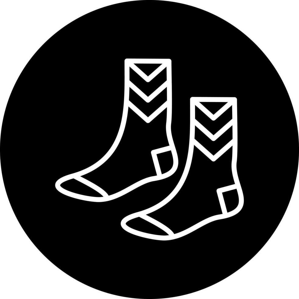 Socken Vektor Symbol Stil
