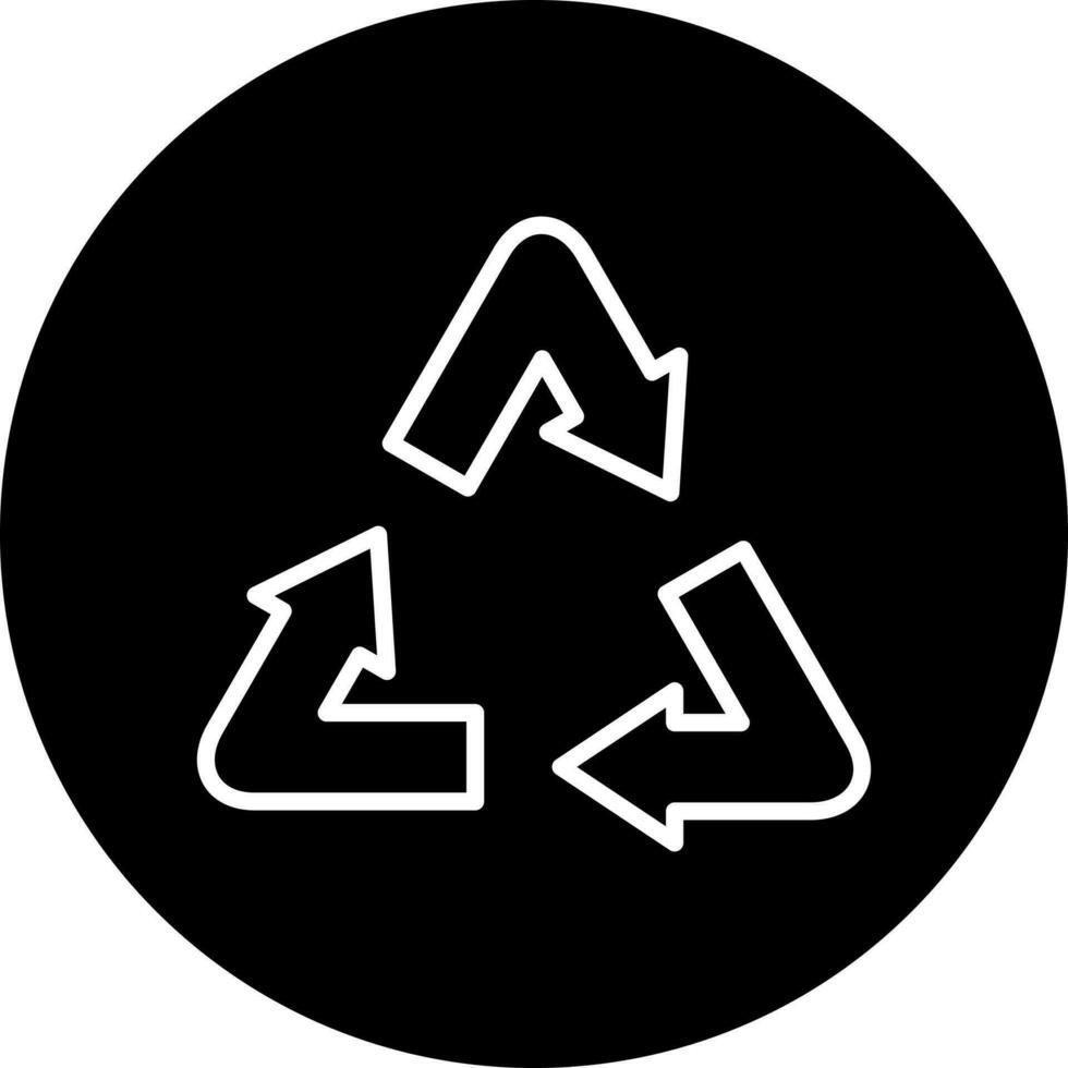 recyceln Behälter Vektor Symbol Stil