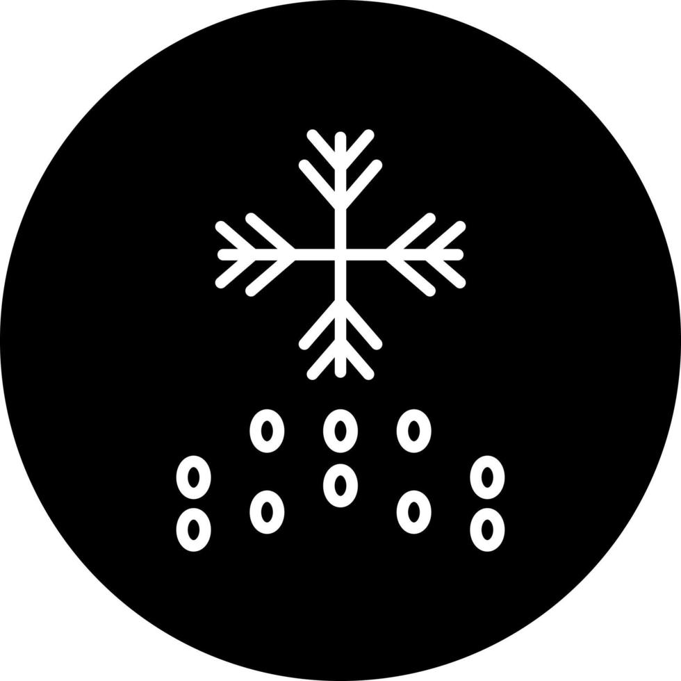 Schnee Vektor Symbol Stil