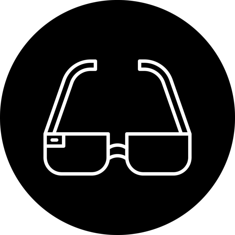 3d Brille Vektor Symbol Stil