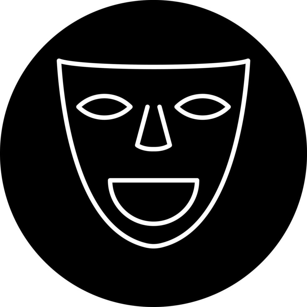 Theater Masken Vektor Symbol Stil