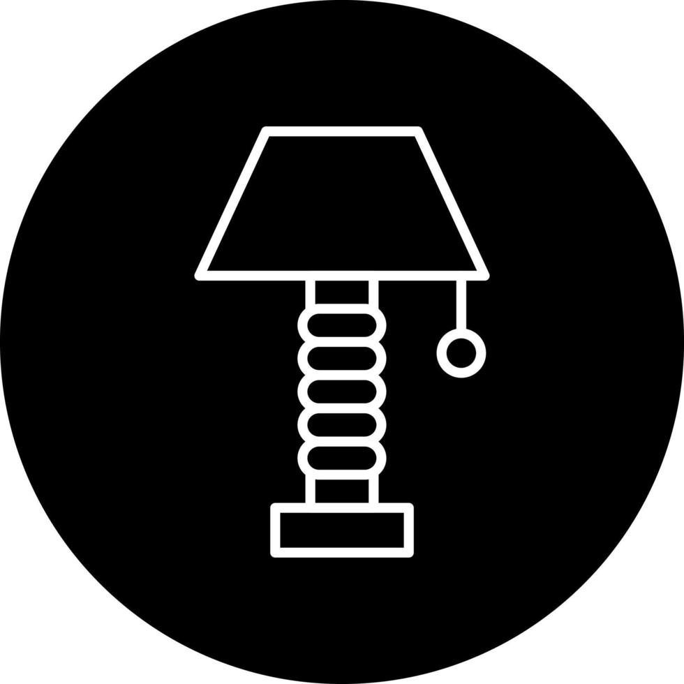 neon lampa vektor ikon stil