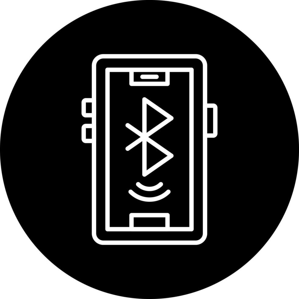 Bluetooth verbinden Vektor Symbol Stil