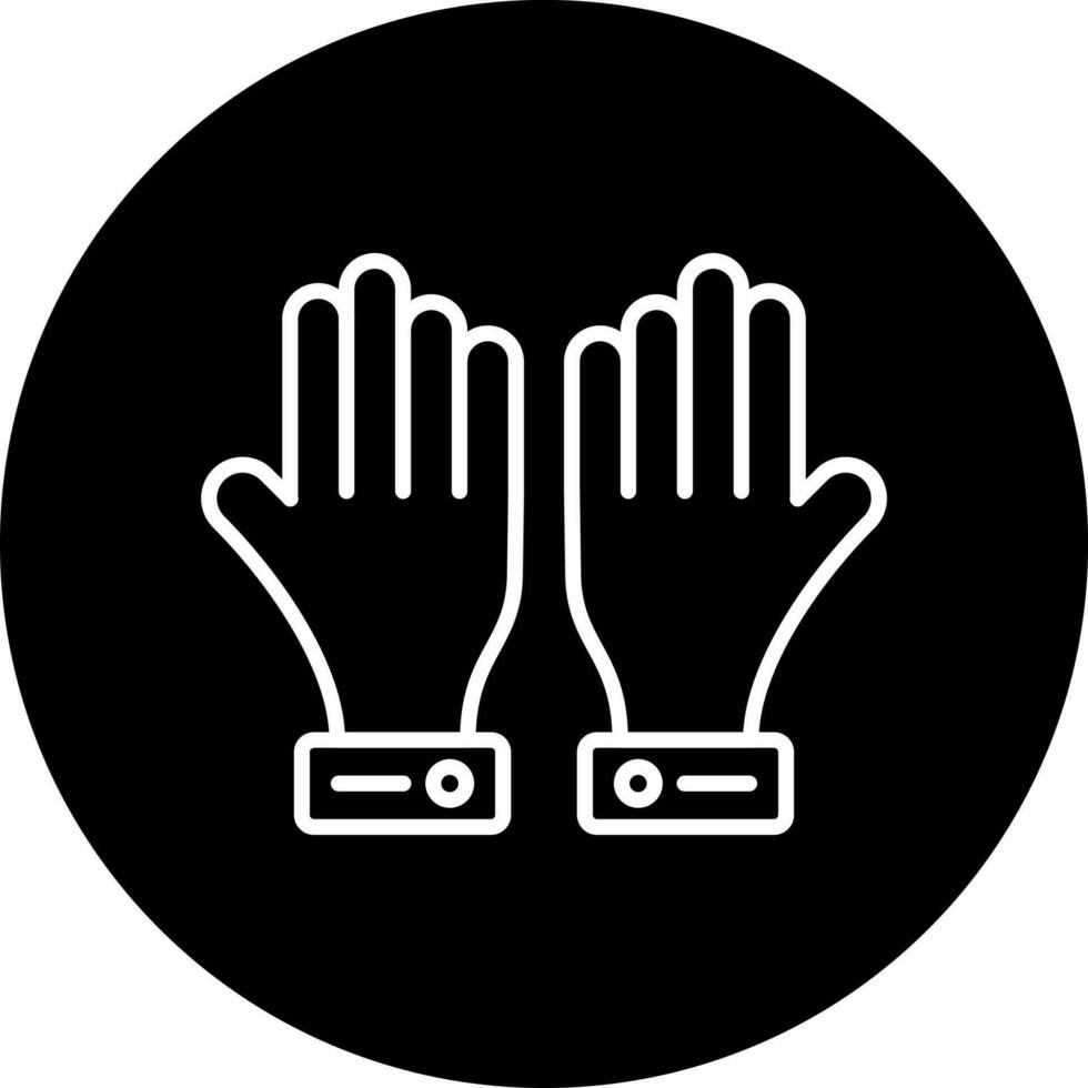 Handschuhe Vektor Symbol Stil