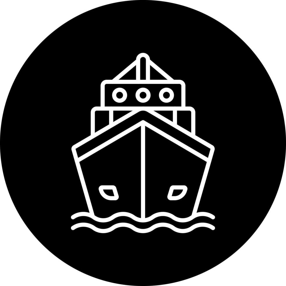 yatch Vektor Symbol Stil