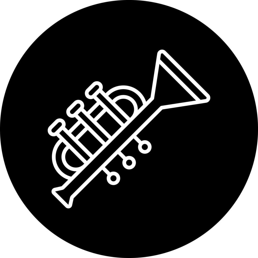 trumpet vektor ikon stil